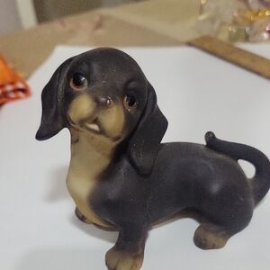 Adorable Dachshund Figurine